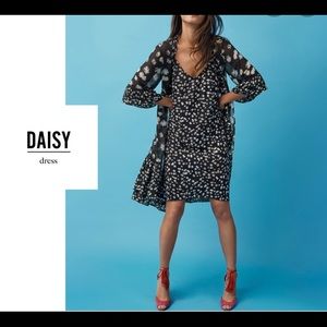 NWOT CAbi Daisy Duet floral wrap dress - Size M